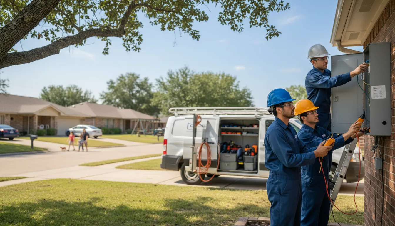 Certified electrician providing emergency electrical services in Marine On Saint Croix, MN